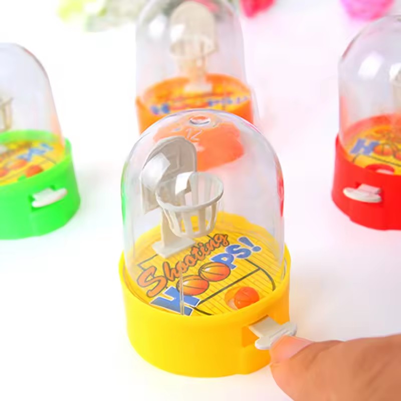 Party Games No Supplies - เกมบาสเก็ตบอลขนาดเล็กแบบพกพา เกมบาสเก็ตบอลตั้งโต๊ะ ของเล่นเกมฝึกสมาธิ อุปกรณ์จัดงานวันเกิด