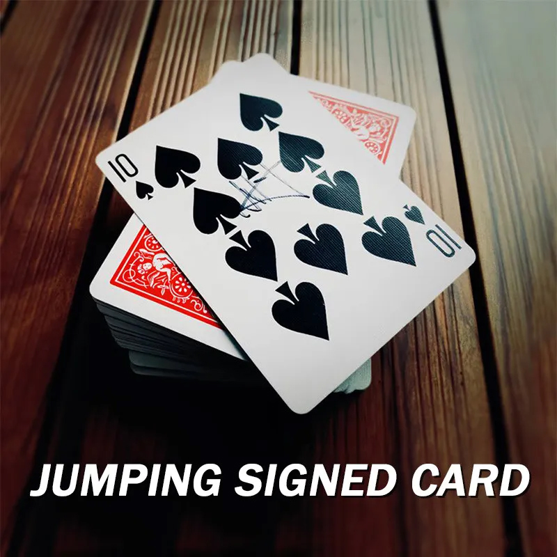 Party Games Easy - กระโดดลายเซ็นการ์ด Magic Tricks ภาพและที่สวยงามการ์ดเกมปาร์ตี้ Magician Street