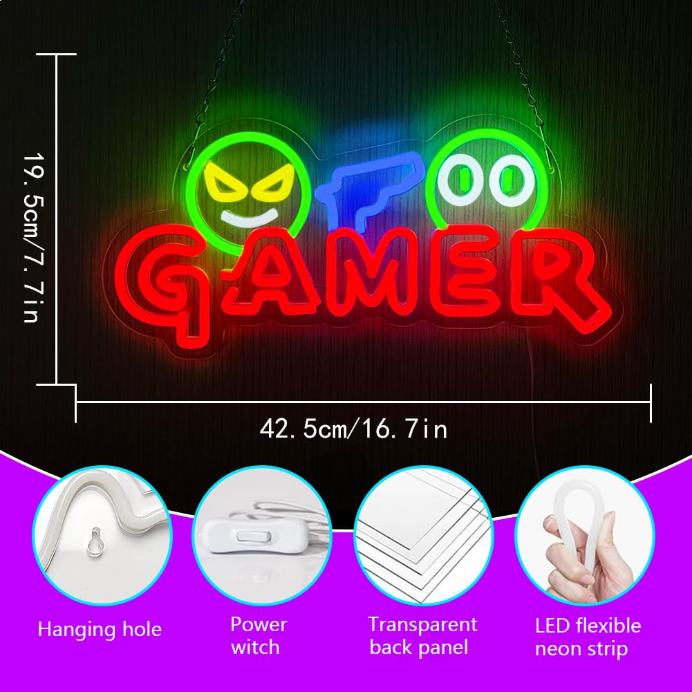 ไฟนีออน LED สำหรับเกมเมอร์ ตกแ - Party Games School บทวิจารณ์และราคา