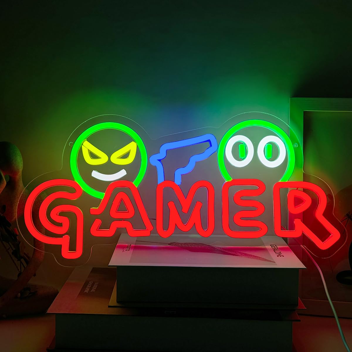 ไฟนีออน LED สำหรับเกมเมอร์ ตกแ - Party Games School บทวิจารณ์และราคา