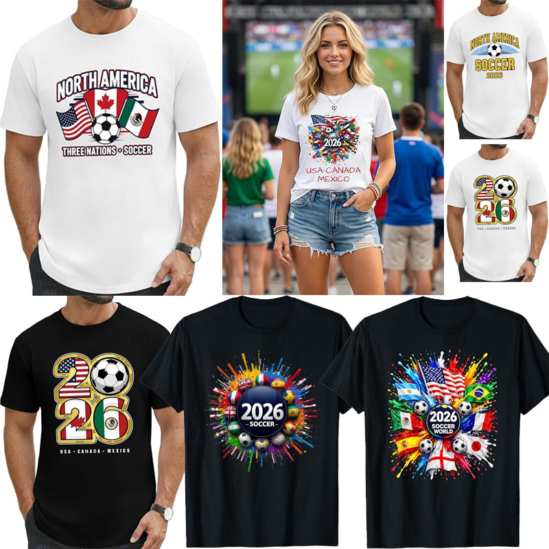 เสื้อยืดแฟนฟุตบอลปี 2026 สำหรั - Party Games Usa บทวิจารณ์และราคา