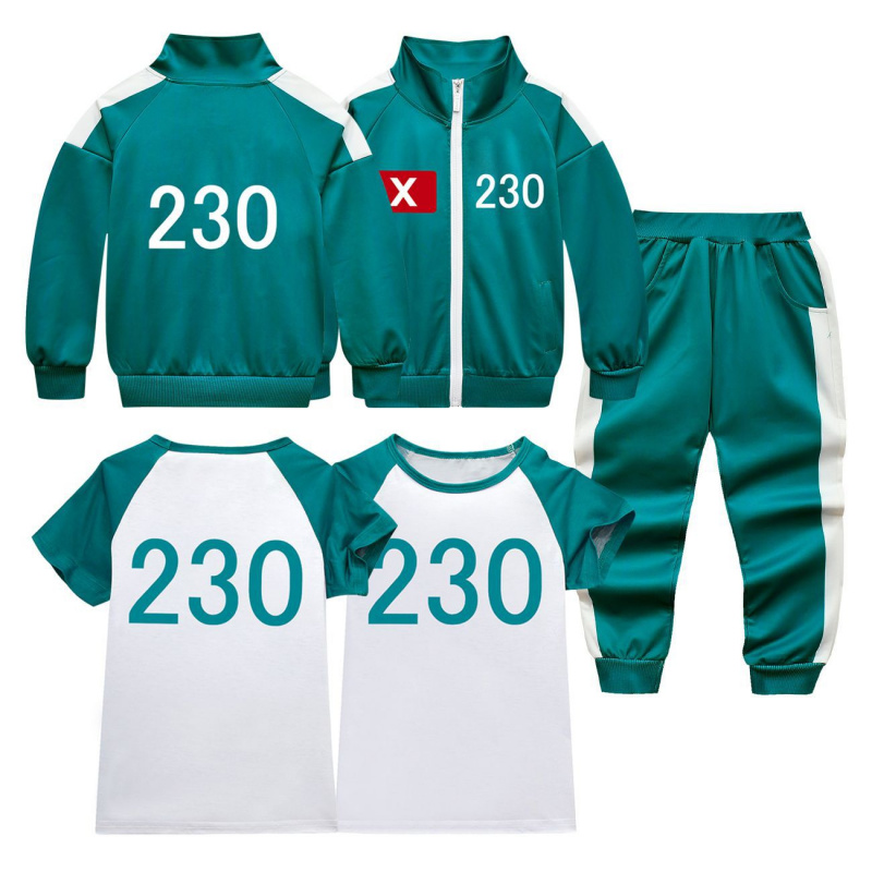 เสื้อยืดชุดกีฬาเด็ก 230 ชุด ลา - Party Games Girls บทวิจารณ์และราคา