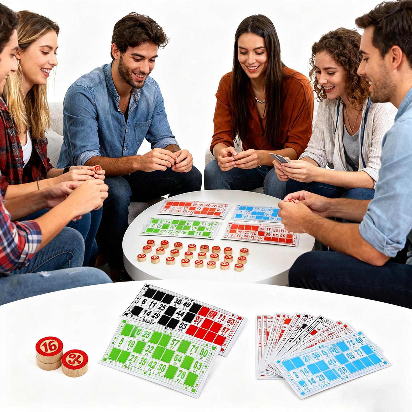 ชุดเกมบิงโกไม้สไตล์วินเทจ พร้อ - Party Games Easy บทวิจารณ์และราคา